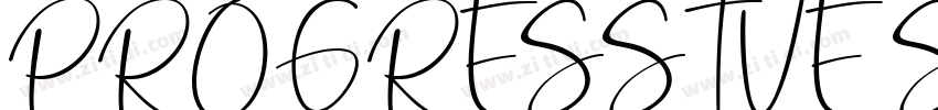 PROGRESSIVE SOUL字体转换